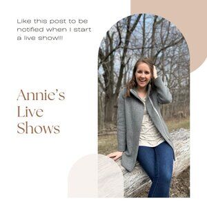 Annie's Live Show Notification! Like to be notified of Posh Show!